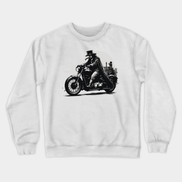 doctor plague on the motor Crewneck Sweatshirt by lkn